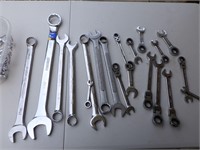 Large Lot Of Wrenches