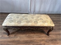 Silk Cushion Parasol Motif Bench