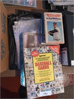 Baseball books, card sleeve protectors, sheet