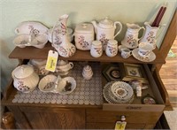 Assorted Royal Gregg Bone China Teapots, Vases,