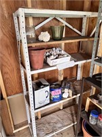 Metal Shelving Unit (contents NOT included)