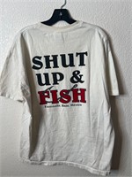 Vintage Shut up and Fish Shirt