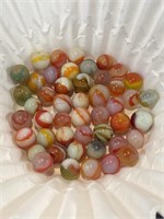 Assorted Vintage Marbles Agates + Reds