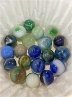 Vintage Marbles Played With Condition Shooters +