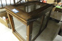 Glass & wood display case