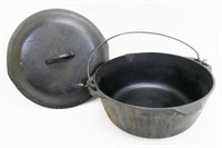 #10 Cast Iron Dutch Oven with Lid 12" USA