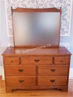 VILAS MAPLE DRESSER & MIRROR