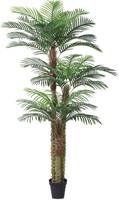8ft UV Resistant Artificial Palm Tree  1 Set