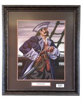 Pirate Captain Pamlico Jack Ferrell Portrait Print
