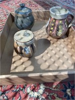 3 piece pottery