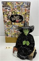 NIB Wizard of Oz Cookie Jar - Wicked Witch