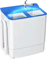 Superday, Portable Washer and Dryer, 17LBS, Twin T