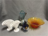 Art and Hobnail Glassware