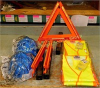 Safety Triangles, Vests, Helmets