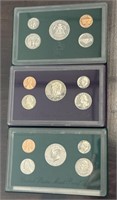 (3) US Proof Coin Sets - 1992 , 1995 , 1998