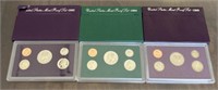(3) US Mint Proof Coin Sets - 1992, 1994, 1989