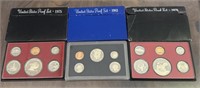 (3) US Proof Coin Sets - 1975, 1983, 1978