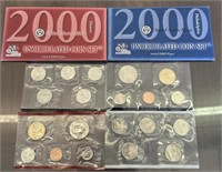 2000 Uncirculated US Mint 20 Coin Set