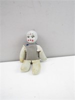 Unique, Antique Porcelain Head Clown Doll