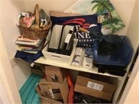 Contents of Shelves-Office Trays, Misc, Cushions