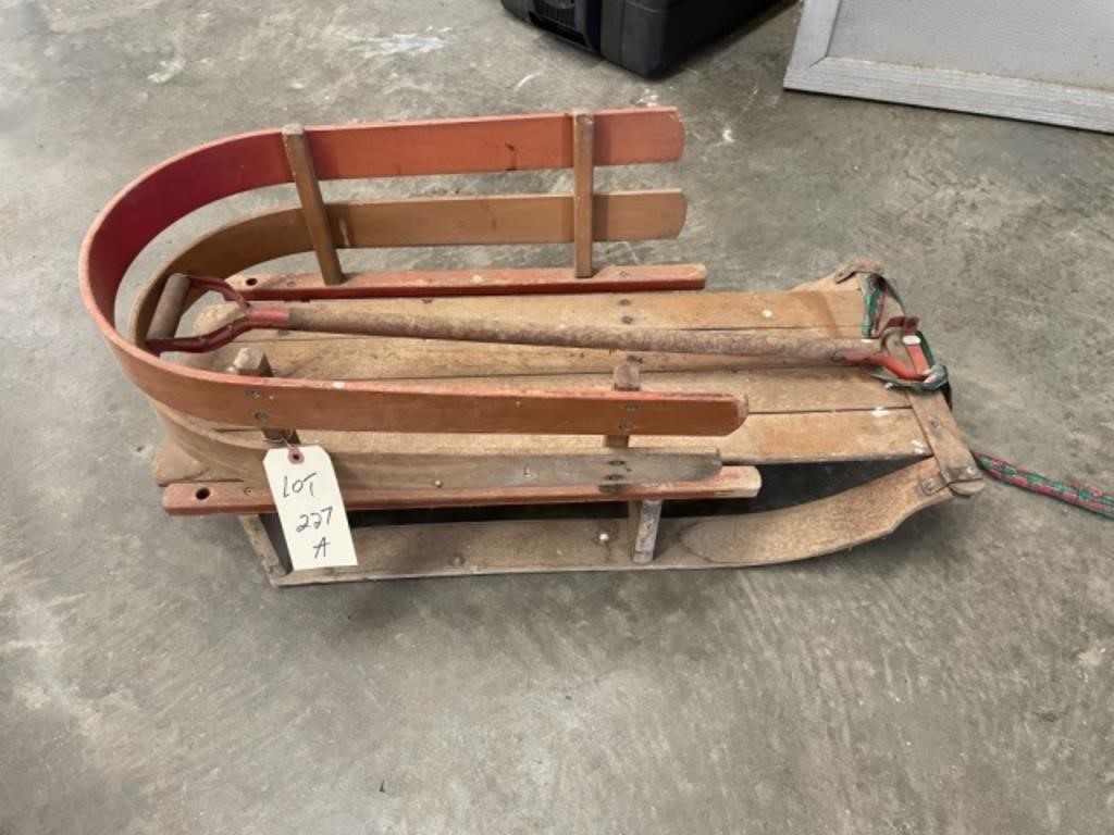 Very Old Snow Sled