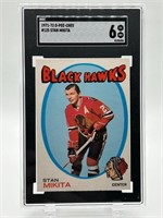 1971-72 Stan Mikita Graded OPC Hockey Card