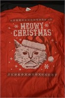 XL Meowy Christmas Shirt