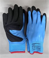 Amazon Basics 15 gauge work gloves (9Lg) - 2Pk