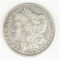 Coin 1882-CC Morgan Silver Dollar-VG+