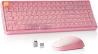 Wireless Transparent Keyboard and Mouse Combo  UBO