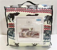 SOUTHERN HOME "BEAR AND DEER" 6 PIECE COMFORTER SE