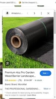 Roll of Garden Fabric Weed Barrier
