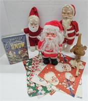(P) Variety of Vintage Christmas/Santa Items and