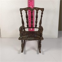 Antique solid brass Chair