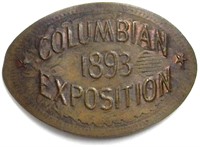 1893 Elongated Penny Columbian Exposition