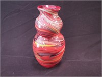11" Fenton "Crayons" vase designed by Dave Fetty,