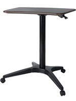 $140 Mobile Desk, Pneumatic Adjustable Height