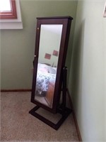 Dressing mirror jewelry box contents not inc