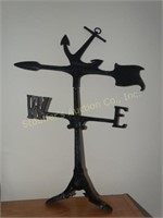 Cast metal weather vane 2'h