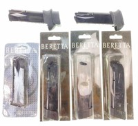 (6) Beretta Brand .40 S&w 14 & 17 Rnd Magazines