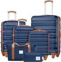 4Pc Nvy Hardshell Luggage Set