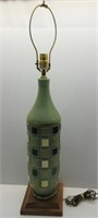 Antique Ceramic Lamp 32.5"T