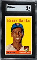 1958 Topps Ernie Banks #310 Grade 5