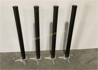 (4)Metal Table Legs