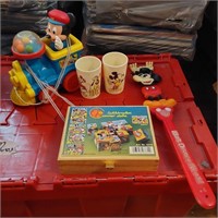 Vtg Mickey Mouse toys & more