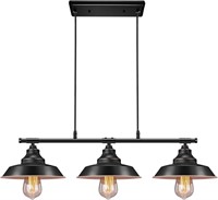 Elibbren Industrial Kitchen Island Pendant Light,