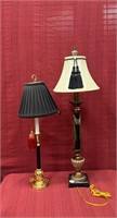 2 Unmatched Table Lamps