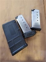 2 SPRINGFIELD XD 45 MAGS, PMAG 20, LOADED 223