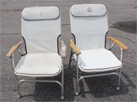 2 Nautical Folding Chairs