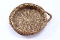 Vintage Mattapoisett Pine Needle Basket/Tray/Lid?